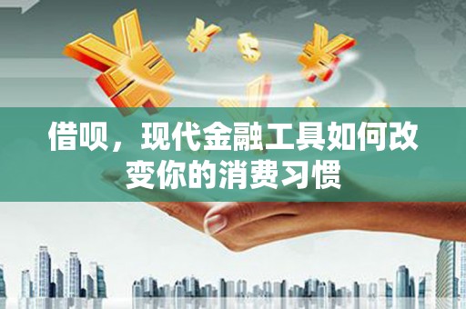 关西借呗，现代金融工具如何改变你的消费习惯