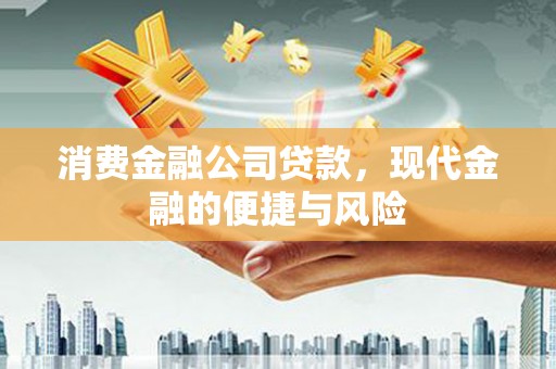 关西消费金融公司贷款，现代金融的便捷与风险