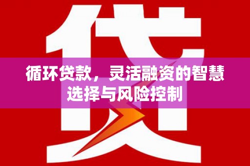 关西循环贷款，灵活融资的智慧选择与风险控制