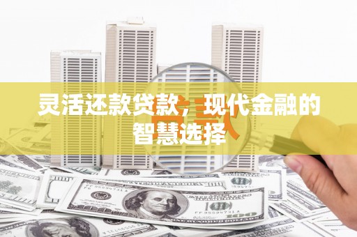 关西灵活还款贷款，现代金融的智慧选择