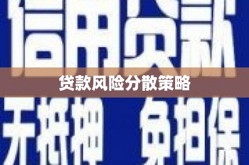 关西贷款风险分散策略
