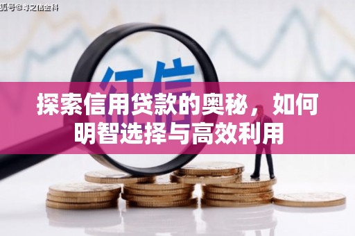 关西探索信用贷款的奥秘，如何明智选择与高效利用